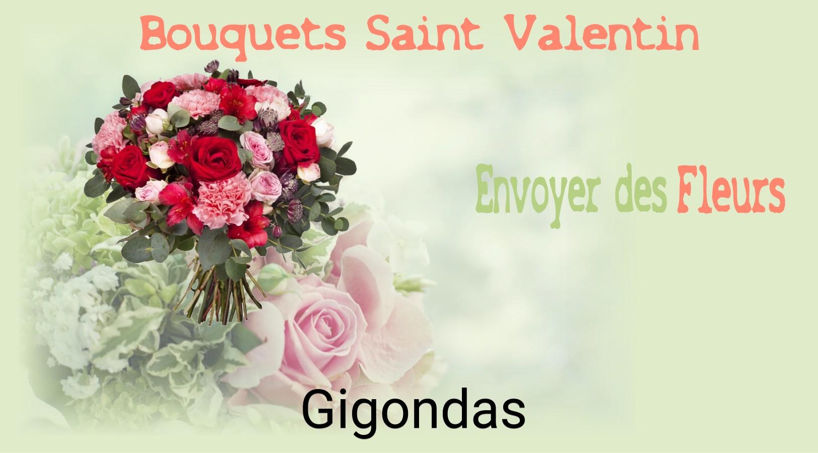 Roses de Saint-Valentin livrées à Gigondas